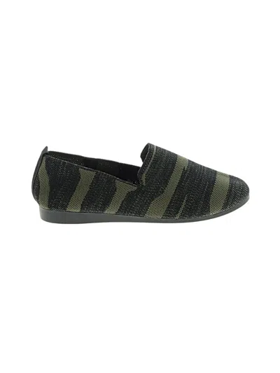 Pre-owned Unbranded Flats In Green