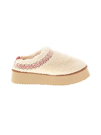 Pre-owned Unbranded Flats In Ivory