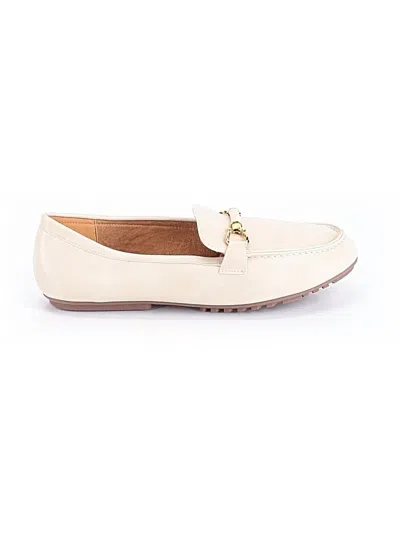 Pre-owned Unbranded Flats In Ivory