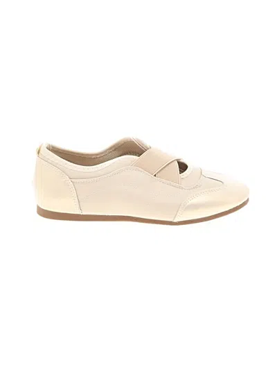 Pre-owned Unbranded Flats In Ivory
