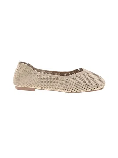 Pre-owned Unbranded Flats In Ivory