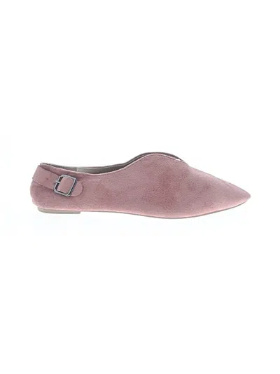 Pre-owned Unbranded Flats In Pink
