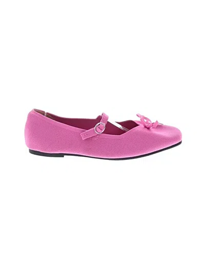 Pre-owned Unbranded Flats In Pink