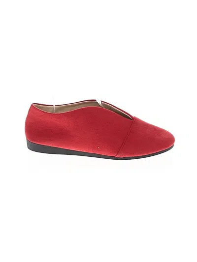 Pre-owned Unbranded Flats In Red