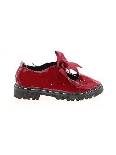 Pre-owned Unbranded Flats In Red