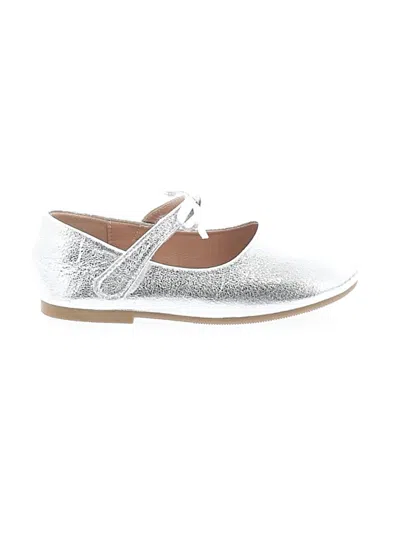 Pre-owned Unbranded Kids' Flats In Silver