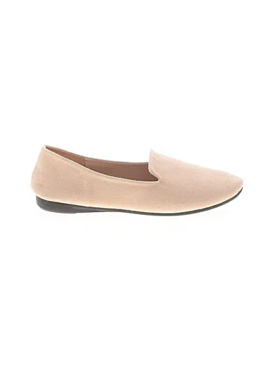 Pre-owned Unbranded Flats In Tan