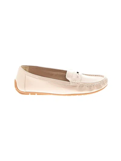 Pre-owned Unbranded Flats In Tan