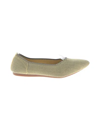 Pre-owned Unbranded Flats In Yellow