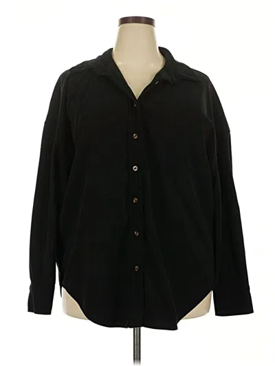 Pre-owned Unbranded Fleece Jacket In Black