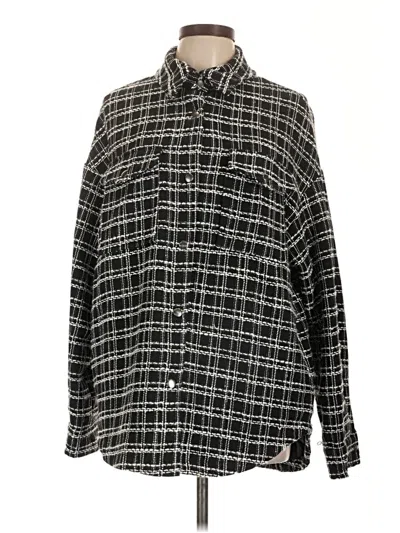 Pre-owned Unbranded Fleece Jacket In Black