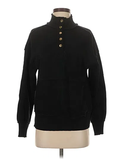 Pre-owned Unbranded Fleece Jacket In Black