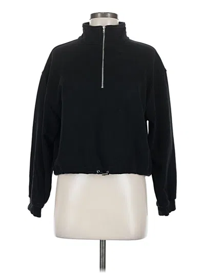 Pre-owned Unbranded Fleece Jacket In Black