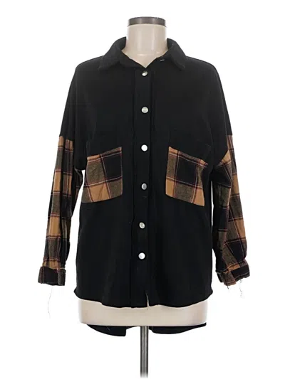 Pre-owned Unbranded Fleece Jacket In Black