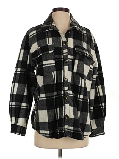 Pre-owned Unbranded Fleece Jacket In Black