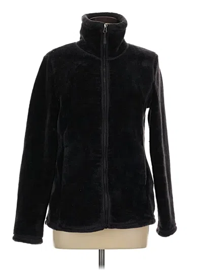 Pre-owned Unbranded Fleece Jacket In Black