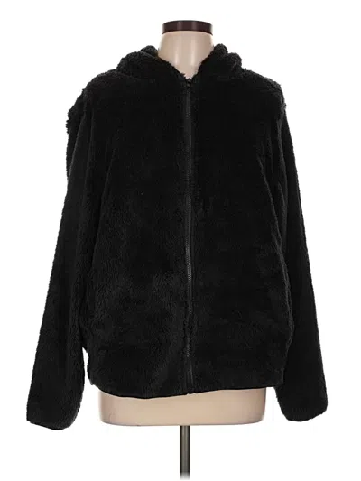 Pre-owned Unbranded Fleece Jacket In Black