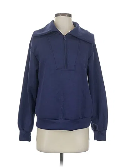 Pre-owned Unbranded Fleece Jacket In Blue