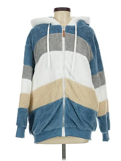 Pre-owned Unbranded Fleece Jacket In Blue