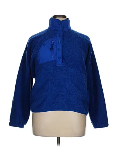 Pre-owned Unbranded Fleece Jacket In Blue