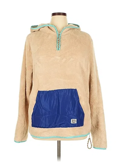 Pre-owned Unbranded Fleece Jacket In Brown