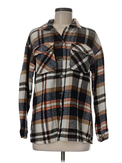Pre-owned Unbranded Fleece Jacket In Brown