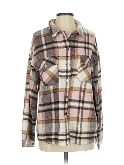 Pre-owned Unbranded Fleece Jacket In Brown