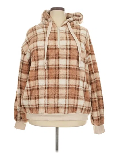Pre-owned Unbranded Fleece Jacket In Brown