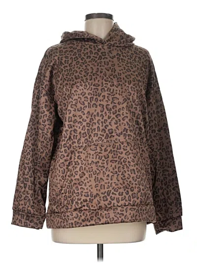 Pre-owned Unbranded Fleece Jacket In Brown