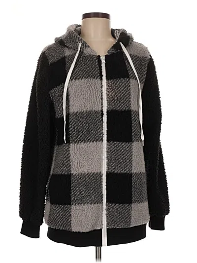 Pre-owned Unbranded Fleece Jacket In Gray