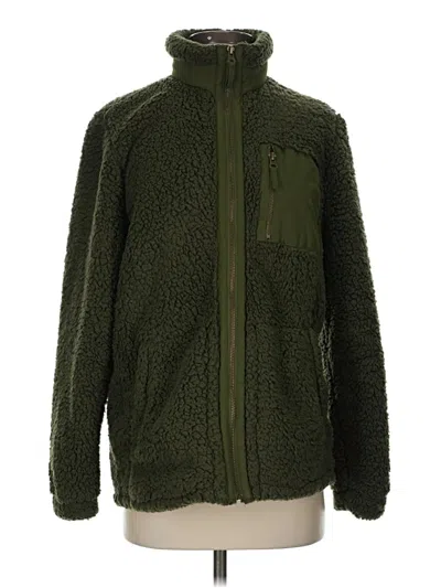 Pre-owned Unbranded Fleece Jacket In Green
