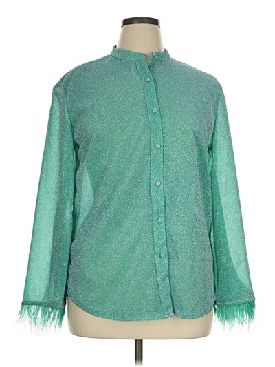 Pre-owned Unbranded Fleece Jacket In Green