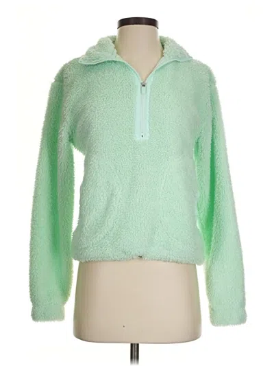 Pre-owned Unbranded Fleece Jacket In Green