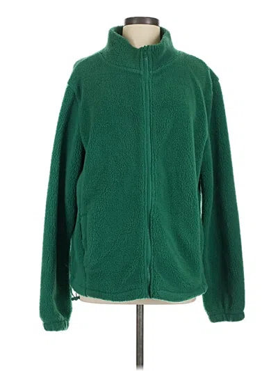 Pre-owned Unbranded Fleece Jacket In Green