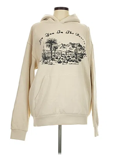 Pre-owned Unbranded Fleece Jacket In Ivory