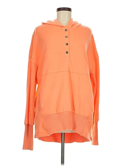 Pre-owned Unbranded Fleece Jacket In Orange