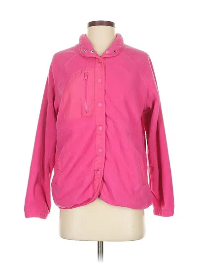 Pre-owned Unbranded Fleece Jacket In Pink
