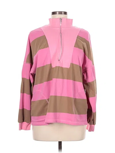 Pre-owned Unbranded Fleece Jacket In Pink