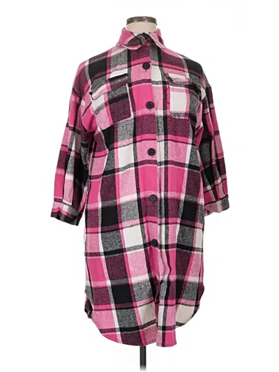 Pre-owned Unbranded Fleece Jacket In Pink