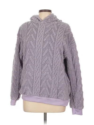 Pre-owned Unbranded Fleece Jacket In Purple