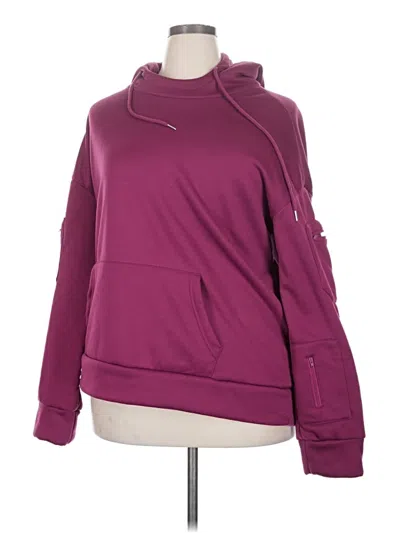 Pre-owned Unbranded Fleece Jacket In Purple