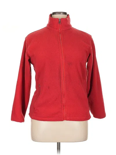Pre-owned Unbranded Fleece Jacket In Red