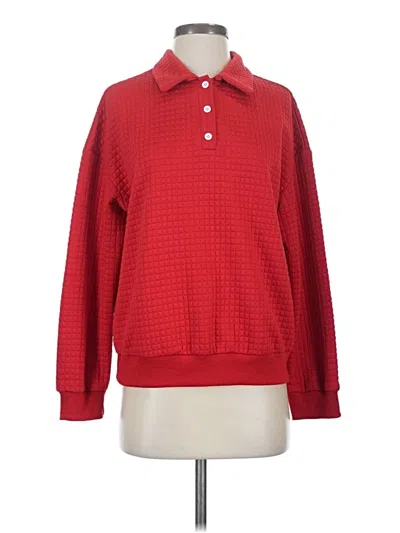 Pre-owned Unbranded Fleece Jacket In Red
