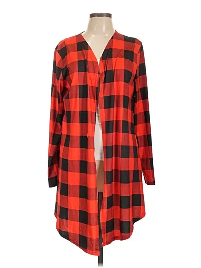 Pre-owned Unbranded Fleece Jacket In Red