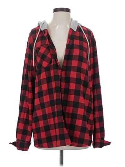 Pre-owned Unbranded Fleece Jacket In Red