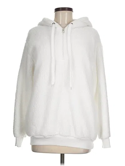 Pre-owned Unbranded Fleece Jacket In White