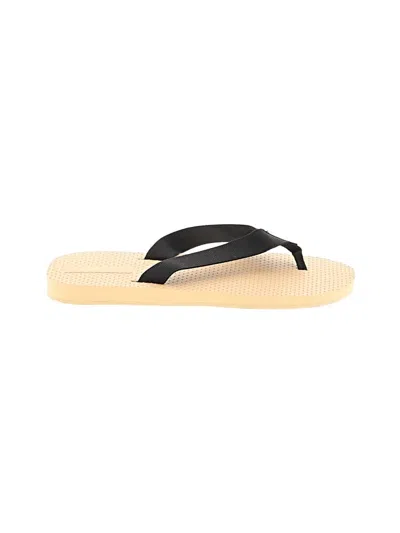 Pre-owned Unbranded Flip Flops In Black