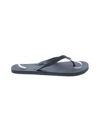 Pre-owned Unbranded Flip Flops In Black