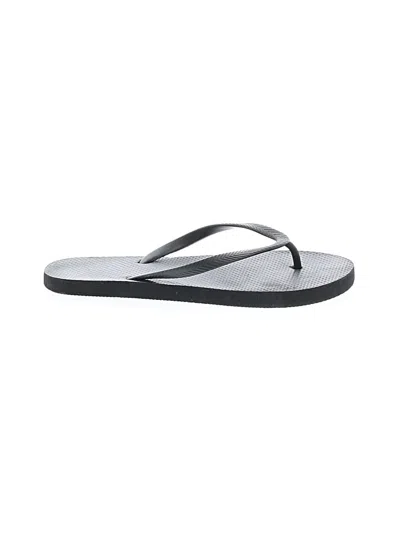 Pre-owned Unbranded Flip Flops In Black