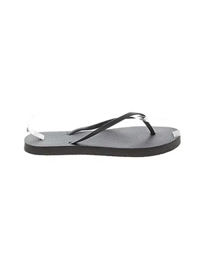 Pre-owned Unbranded Flip Flops In Black
